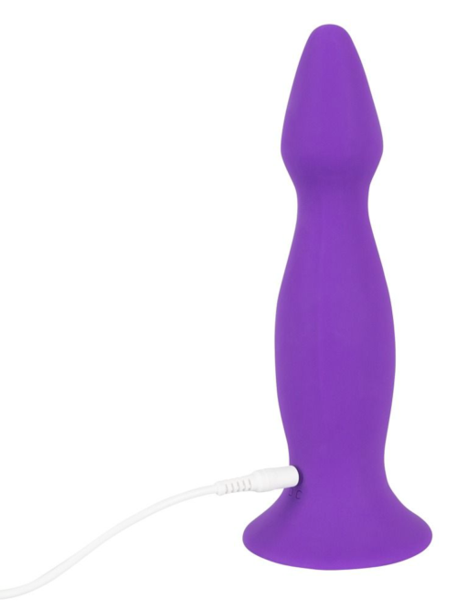 Фиолетовая анальная вибропробка Pure Lilac Vibes - 18 см. - 2
