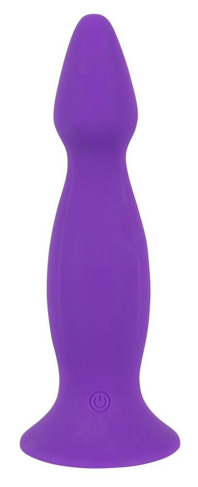Фиолетовая анальная вибропробка Pure Lilac Vibes - 18 см. - 0