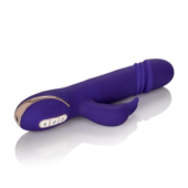 Фиолетовый вибратор с поступательным движением Jack Rabbit Signature Silicone Thrusting Rabbit - 20 см. - 5