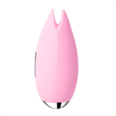 Розовый вибростимулятор клитора Candy с эффектом поцелуя рыбки - 0
