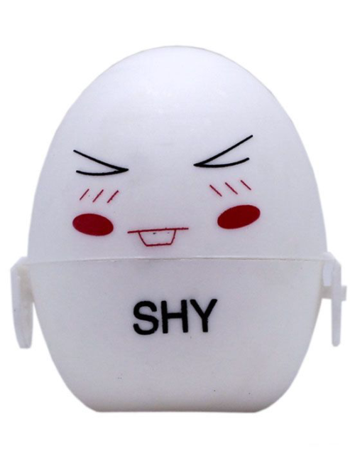 Белый мастурбатор-яйцо SHY PokeMon - 0