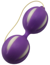 Фиолетовые вагинальные шарики - 0