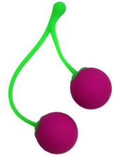 Вагинальные шарики Sweet Cherry со смещенным центром тяжести - 0