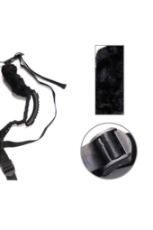 Чёрный бондажный комплект Romfun Sex Harness Bondage на сбруе - 2