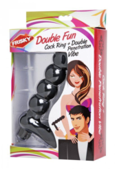 Насадка для двойного проникновения Double Fun Cock Ring with Double Penetration Vibe - 3