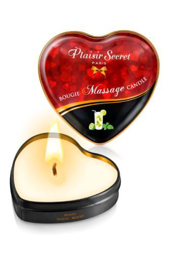 Массажная свеча с ароматом мохито Bougie Massage Candle - 35 мл. - 0