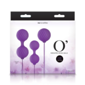 Набор фиолетовых вагинальных шариков Luxe O Weighted Kegel Balls - 1