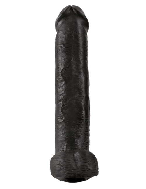 Чёрный фаллоимитатор-гигант 15 Cock with Balls - 40,6 см. - 0