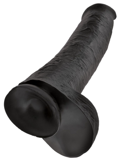 Чёрный фаллоимитатор-гигант 15 Cock with Balls - 40,6 см. - 3