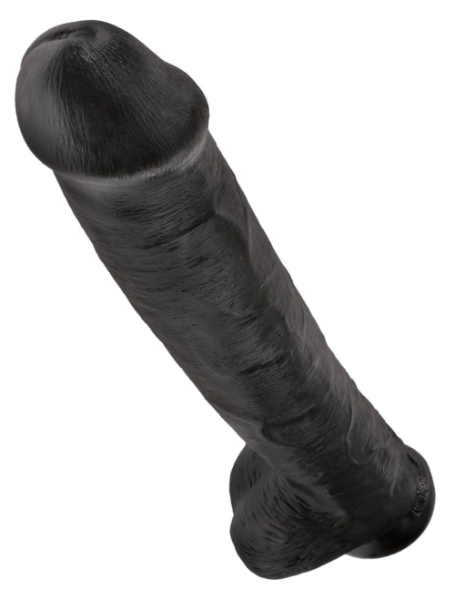 Чёрный фаллоимитатор-гигант 15 Cock with Balls - 40,6 см. - 2