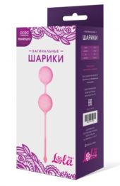 Розовые вагинальные шарики из силикона СЕКС РФ - 1