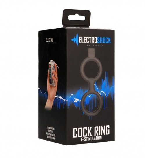 Кольцо с электростимуляцией E-Stimulation Cock Ring with Ballstrap - 2