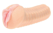 Супер реалистичный мастурбатор-вагина с двойным слоем материала - 0