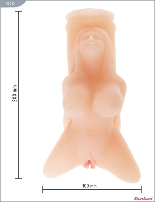 Мастурбатор-вагина «Женское тело» с виброэлементом - 3