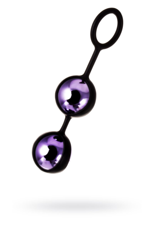 Фиолетово-черная вагинальные шарики TOYFA A-toys - 1