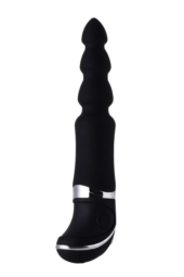 Чёрный анальный вибростимулятор Erotist - 20,7 см. - 4