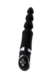 Чёрный анальный вибростимулятор Erotist - 20,7 см. - 1