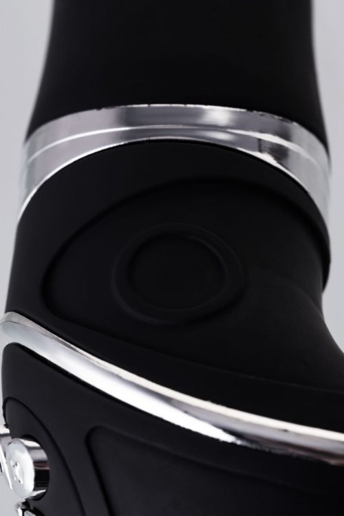 Чёрный анальный вибростимулятор Erotist - 20,7 см. - 6