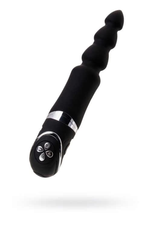 Чёрный анальный вибростимулятор Erotist - 20,7 см. - 0