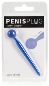 Синий уретральный стимулятор Penis Plug - 9,6 см. - 1