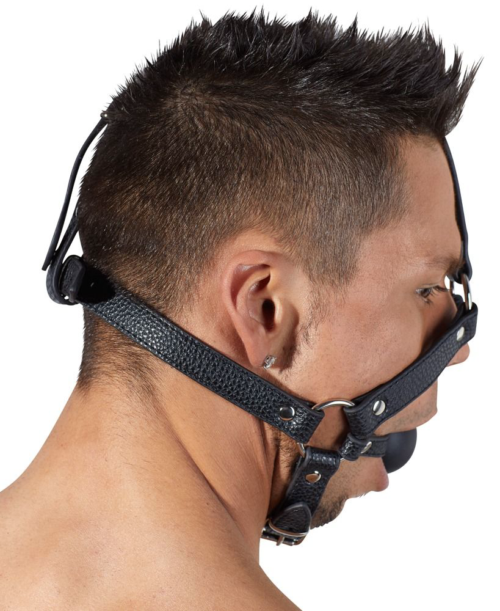 Кляп-намордник с фиксацией на голову Head Harness - 1