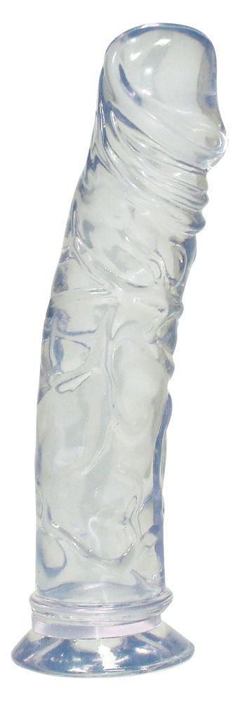 Прозрачный фаллоимитатор Medium Dong - 19,5 см. - 0