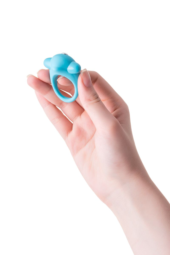Голубое эрекционное силиконовое кольцо TOYFA A-Toys - 5