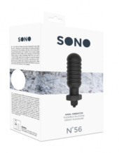 Анальный вибростимулятор SONO №56 - 10 см. - 1