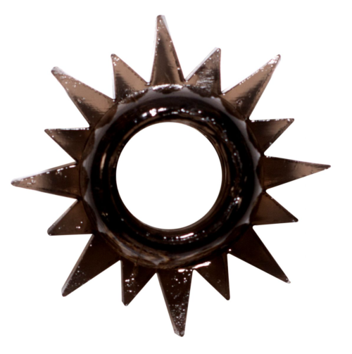 Чёрное эрекционное кольцо Rings Cristal - 0
