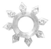 Прозрачное эрекционное кольцо Rings Gear - 0