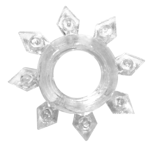 Прозрачное эрекционное кольцо Rings Gear - 0