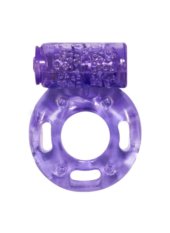 Фиолетовое эрекционное кольцо с вибрацией Rings Axle-pin - 0