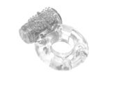 Прозрачное эрекционное кольцо с вибрацией Rings Axle-pin - 1