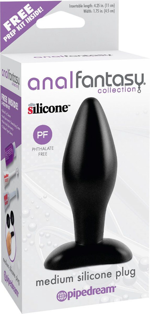 Анальная конусообразная пробка Medium Silicone Plug - 13 см. - 2