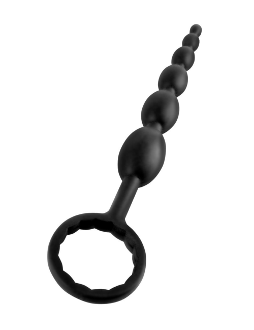 Анальная елочка из силикона First-Time Fun Beads - 25,3 см. - 1