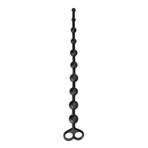 Анальные бусы из силикона Boyfriend Beads - 33,6 см. - 0