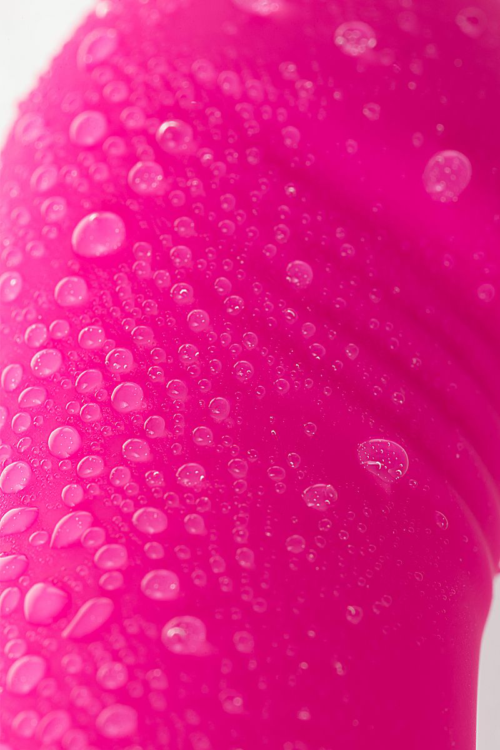 Розовая силиконовая вибровтулка Marley - 12,5 см. - 12