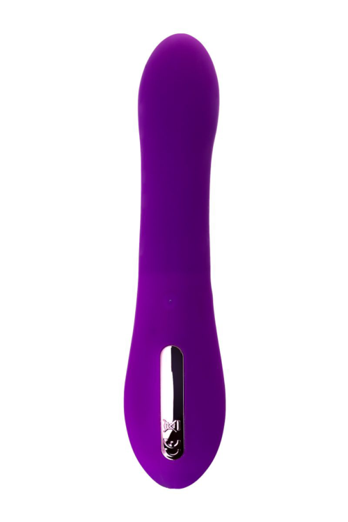 Фиолетовый вибратор с вакуумной стимуляцией клитора JUM - 21 см. - 4