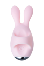 Нежно-розовый набор VITA: вибропуля и вибронасадка на палец - 7