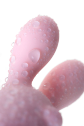 Нежно-розовый набор VITA: вибропуля и вибронасадка на палец - 18