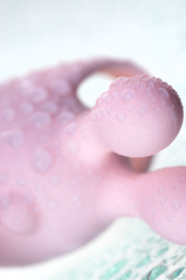 Нежно-розовый набор VITA: вибропуля и вибронасадка на палец - 14