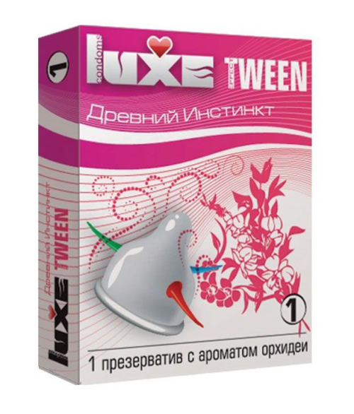 Презерватив Luxe Tween Древний инстинкт с ароматом орхидеи - 1 шт. - 0