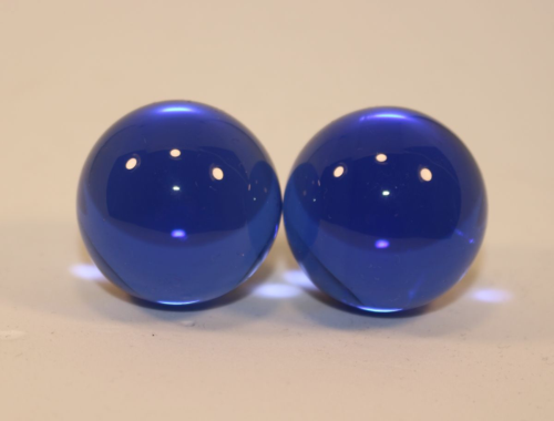Сине-белые вагинальные шарики для тренировки интимных мышц - 1