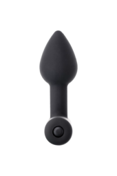 Чёрная анальная мини-вибровтулка Erotist Shaft - 7 см. - 2