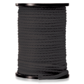 Черная веревка для связывания Bondage Rope - 60,9 м. - 1