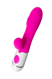 Розовый вибратор A-Toys Nixy - 23 см. - 3