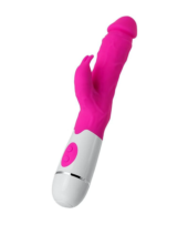 Розовый вибратор A-Toys Mist - 25,4 см. - 0