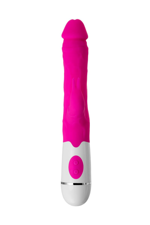Розовый вибратор A-Toys Mist - 25,4 см. - 2