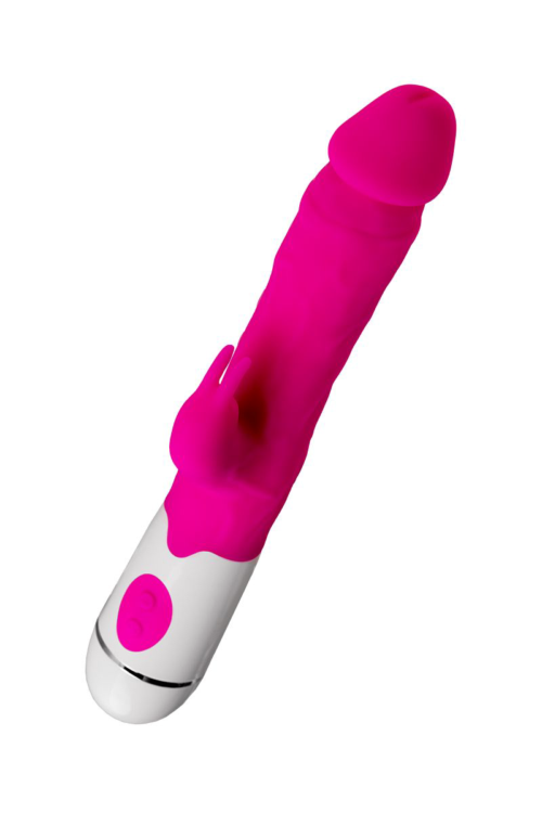 Розовый вибратор A-Toys Mist - 25,4 см. - 3