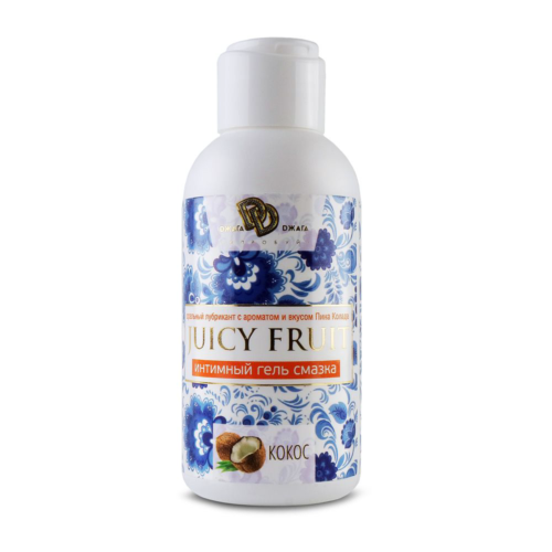Интимный гель на водной основе JUICY FRUIT с ароматом кокоса - 100 мл. - 0